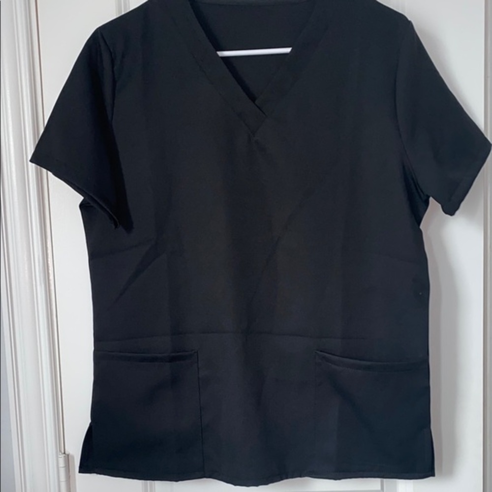 Elegant Black V-Neck Women's Top